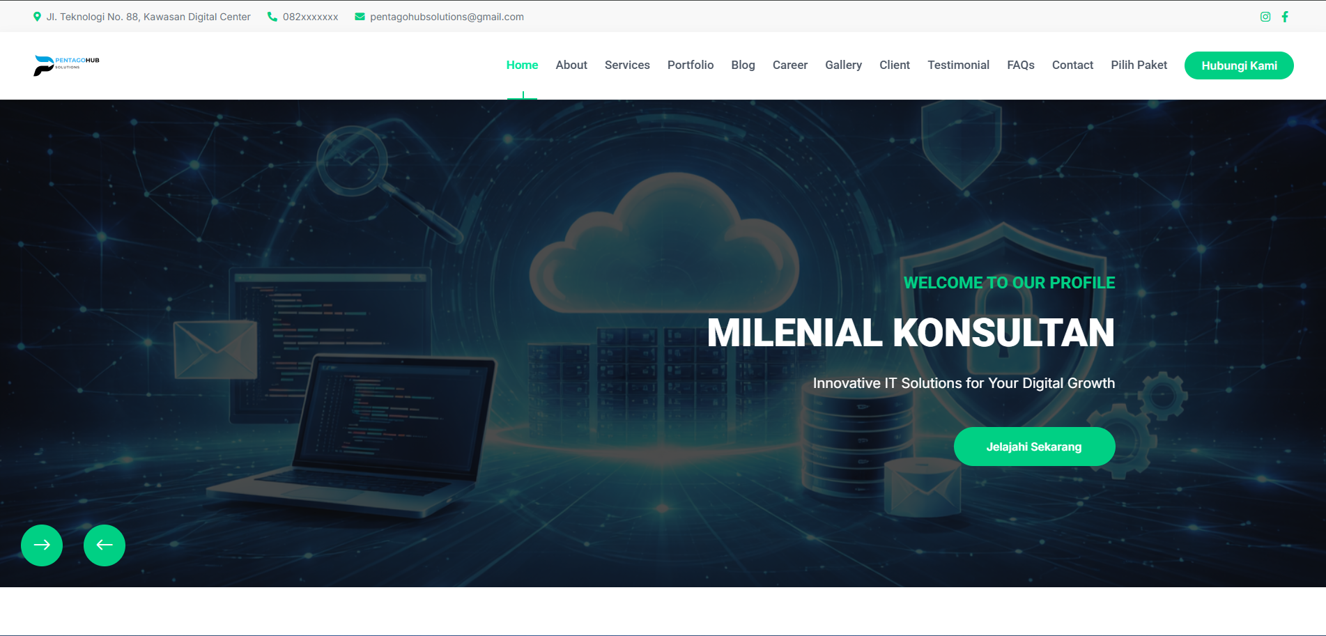 Template 2 - Web Company Profile